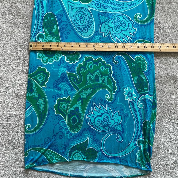 TORI RICHARD HONOLULU DON'T BE BLUE ALEXIA DRESS SIZE SMALL VACATION RESORT - Picture 8 of 11